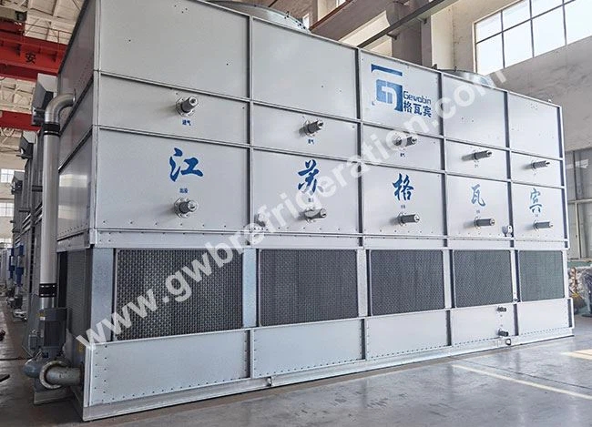 Evaporative Condenser Was Shipped To A Large Food Factory