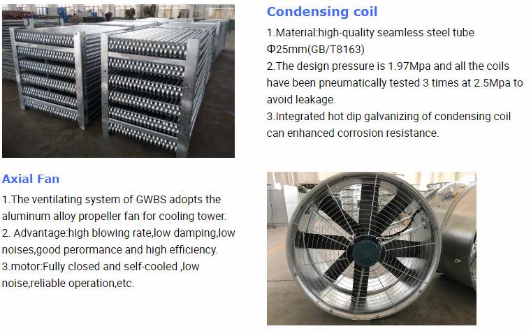 Aluminum-Zinc Plate Closed Cooling Tower插图